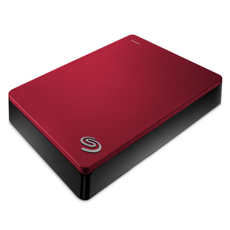 Seagate Backup Plus Slim 4TB 2.5" Portable External Hard Drive - Red