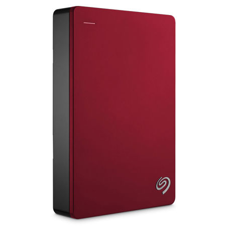 Seagate Backup Plus Slim 4TB 2.5" Portable External Hard Drive - Red