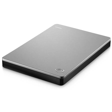 Seagate Backup Plus Slim 2TB USB 3.0 External Hard Drive for Mac - Silver/Black