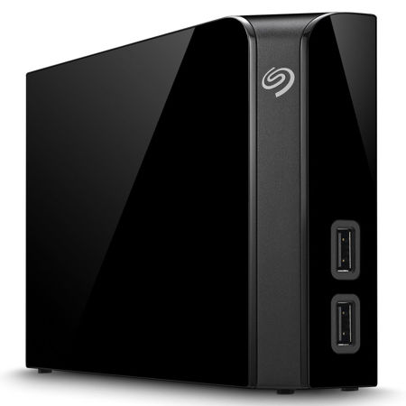 Seagate Backup Plus Hub 8TB USB 3.0 External Desktop Hard Drive with Integrated Hub, 160 MB/s Max Data Transfer