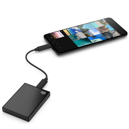 Seagate One Touch USB 3.2 Gen 2 External SSD, Black