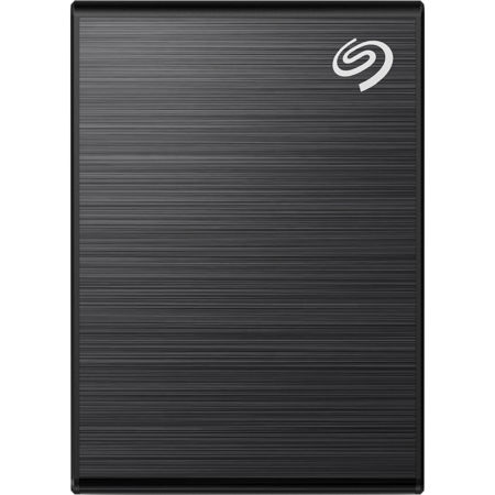 Seagate One Touch 500GB USB 3.2 Gen 2 External SSD, Black