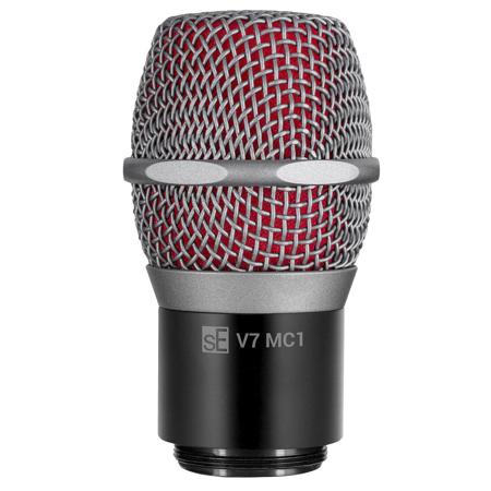 SE Electronics V7 MC1 Dynamic Supercardioid Microphone Capsule for Shure Handheld Wireless Transmitters, Black