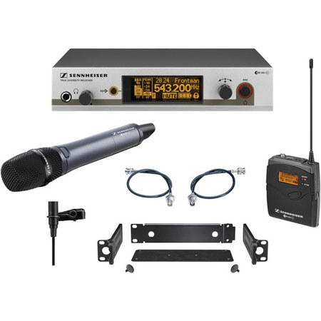 Sennheiser ew312/365 G3 Wireless System and Lavalier Microphones, G - 566-608MHz