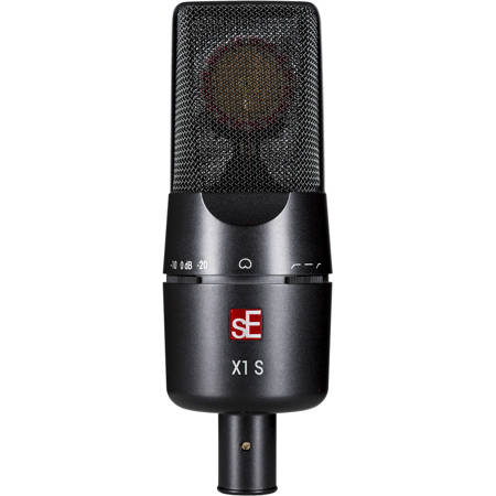 SE Electronics X1 S Large Diaphragm Cardioid Condenser Microphone with Hand-Crafted 1" True Condenser