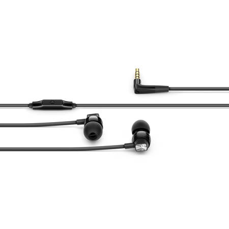 Sennheiser CX 300S Closed-Back In-Ear Earphones with Microphone, Black
