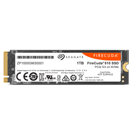 Seagate FireCuda 510 1TB NVMe PCIe 3.0 x4 M.2 Internal SSD