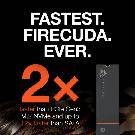 Seagate FireCuda 530 500GB NVMe PCIe 4.0 x4 M.2 Internal SSD with
