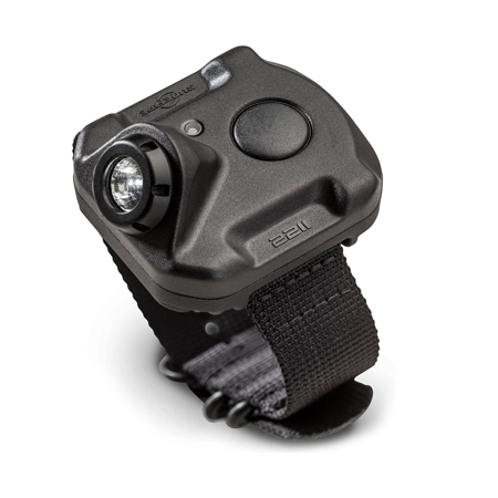 SureFire 2211 Compact LED WristLight, 15/60/300 Lumens, Black Polymer