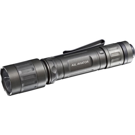 SureFire A2 Aviator Incandescent Flashlight Green LED