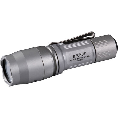 SureFire Backup Silver Pocket LED Flashlight, 80 Lumens
