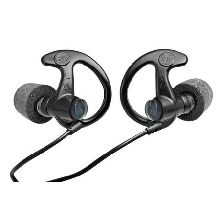 SureFire EP10 Sonic Defenders Ultra Max Full-Block Foam-Tipped Earplugs, Large, Black