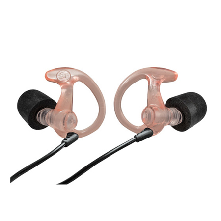 SureFire EP10 Sonic Defenders Ultra Max Foam-Tipped Earplugs, Medium, Pair of 25 Clear