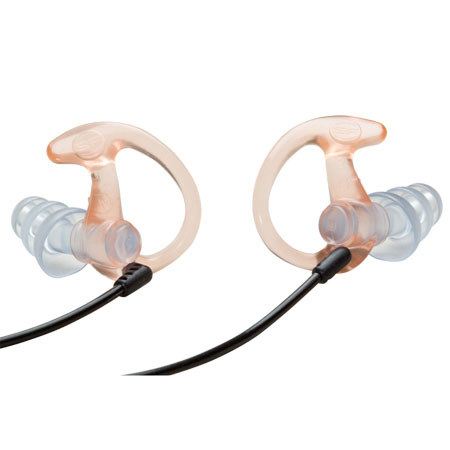 SureFire EarPro EP5 Sonic Defenders Max Large Hearing-Protector, 25 Pairs, Clear