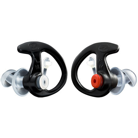 SureFire EP6 Signature Earpieces, Medium, Black, 1 Pair