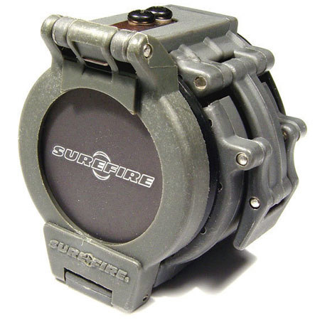 SureFire Flashlight Bezel Opaque BeamCover, 1.36in Dia