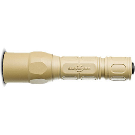 SureFire G2X Tactical Single-Output LED Flashlight, 320 Lumens, Tan