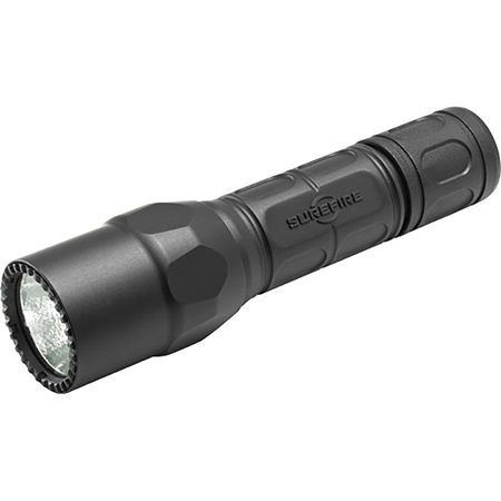 SureFire G2X LE Dual-Output LED Flashlight, 15-400 Lumens, 6V, Polymer Aluminum Bezel, Black