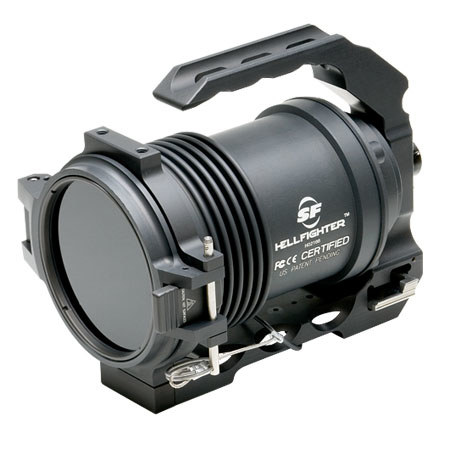 SureFire HellFighter Searchlight / Weaponlight, 3000 Lumens, Amber Filter