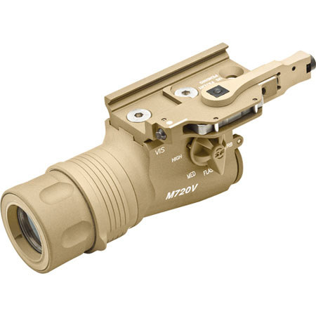 SureFire M720V RAID WeaponLight, White and IR Output, Desert Sand