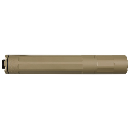 SureFire SF RYDER 9M-Ti Modular Suppressor for 9mm Pistols & Rifles, Dark Earth