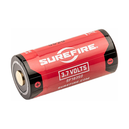 SureFire SF18350 Rechargeable Lithium-Ion Battery with Micro-USB Charging Port