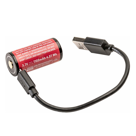 SureFire SF18350 Rechargeable Lithium-Ion Battery w/Micro-USB