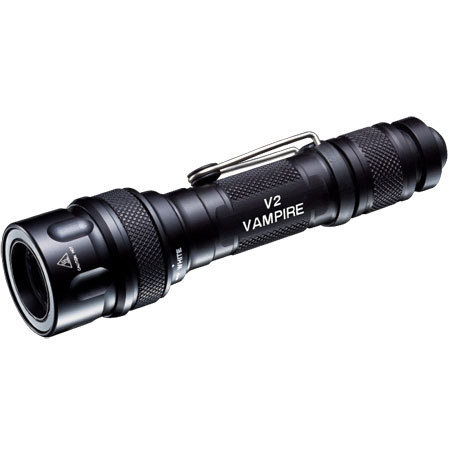 SureFire V2BK Vampire Dual-Spectrum LED Flashlight 6V