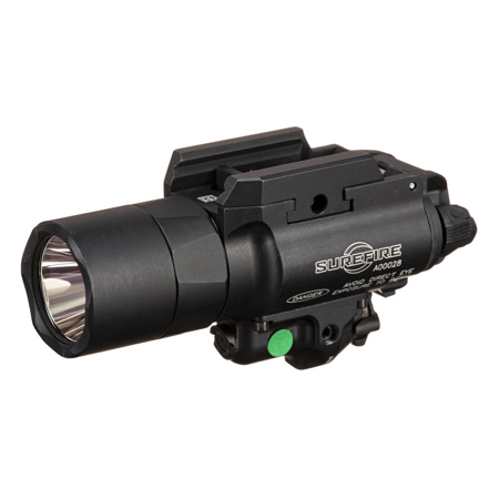 SureFire X400T-A Turbo LED Handgun WeaponLight with Aiming Laser Green Laser