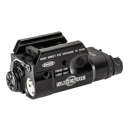 SureFire XC2-B Ultra-Compact LED Handgun WeaponLight with Red Aiming Laser