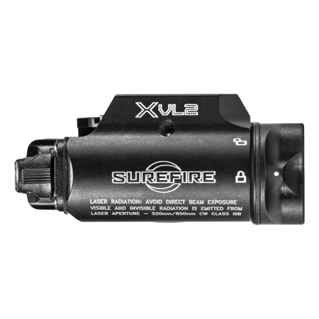 SureFire XVL2 Dual LED/Class 3b Laser WeaponLight Black
