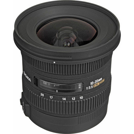 Sigma 10-20mm f/3.5 EX DC HSM Lens f/SonyAlp/Maxxum, USA -w/FILTER BUNDLE-