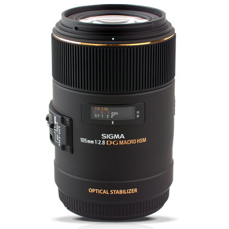 Sigma 105mm f/2.8 EX DG OS HSM Macro Lens for Maxxum and Sony DSLR Cameras