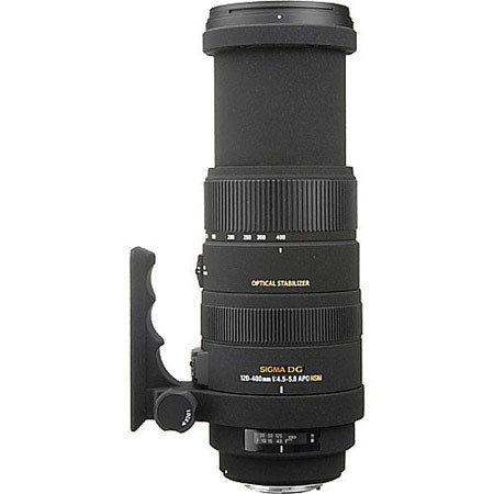 Sigma 120mm-400mm f/4.5-5.6 DG APO OS HSM Lens f/Nikon DSLRs -USA-