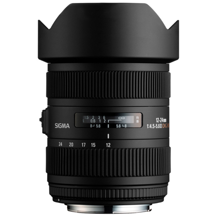Used Sigma 12-24mm f/4.5-5.6 II DG HSM Autofocus Super Wide Used Sigma 12-24mm f/4.5-5.6 II DG HSM Autofocus Super Wide