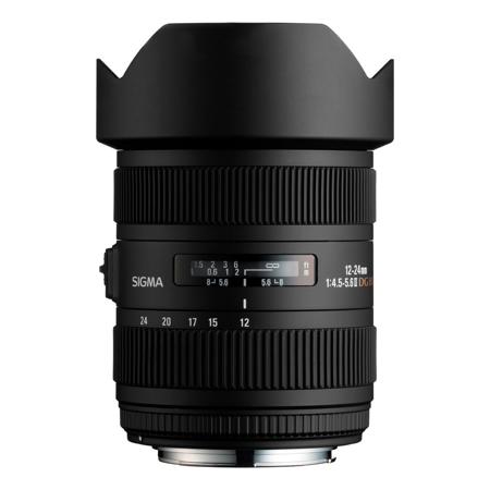 Sigma 12-24mm f/4.5-5.6 II DG HSM Autofocus Super Wide-Angle Zoom Lens, for Nikon AF Cameras.