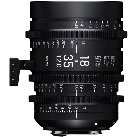 Sigma 18-35mm T2.0 Cine High-Speed Lens for Canon EF, Feet
