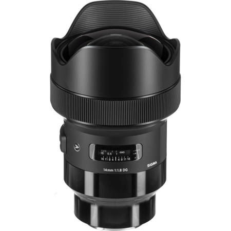 Sigma 14mm f/1.8 DG HSM Art Lens for Sony E, Black