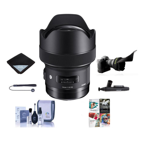 Sigma 14mm f/1.8 DG HSM ART Lens for Sony E with PC Software & Accessories Kit