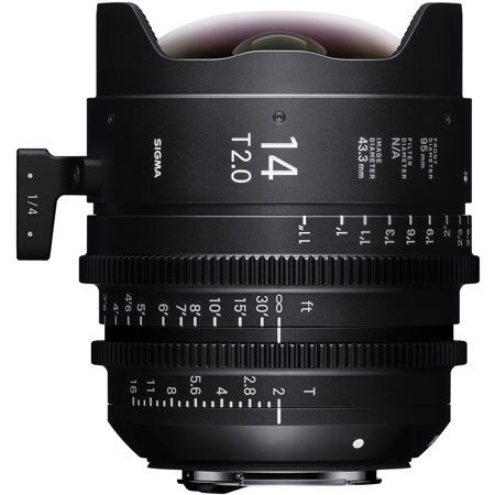 Sigma 14mm T2.0 High-Speed Prime Cine Lens for Sony E, Feet