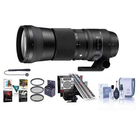 Sigma 150-600mm f/5-6.3 DG OS HSM Contemporary Lens for Nikon F/Premium Acc Kit