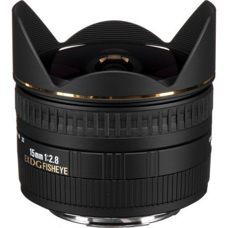 Sigma 15mm f/2.8 EX DG Fisheye Lens for Canon EOS - Refurbished by Sigma USA