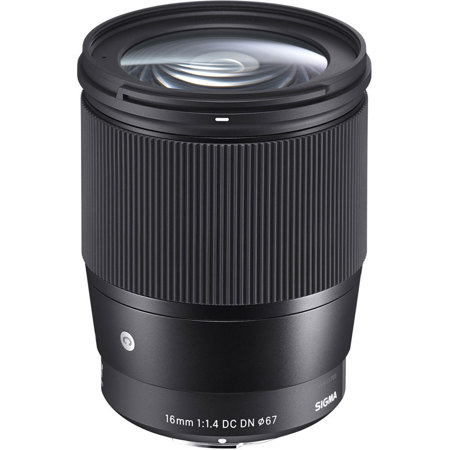 Sigma 16mm f/1.4 DC DN Contemporary Lens, Black - Refurbished by Sigma USA