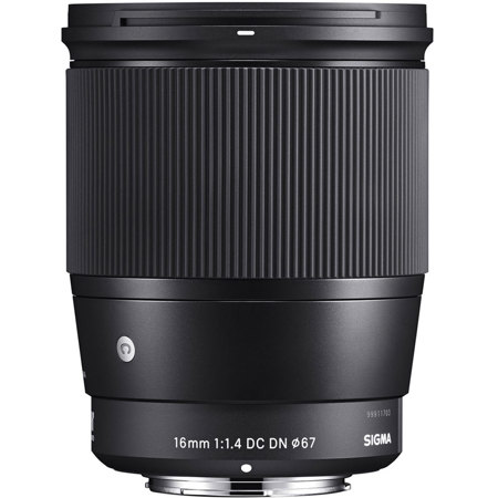 Sigma 16mm f/1.4 DC DN Contemporary Lens, Black - Refurbished by Sigma USA