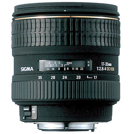 Sigma 17-35mm f/2.8-4 EX DG Aspherical HSM AutoFocus Super Wide Angle Telephoto Lens for Sony Alpha and Minolta Maxxum DSLR Cameras