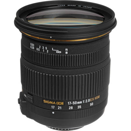 Sigma 17-50mm f/2.8 EX DC OS HSM Auto Focus Wide Angle Zoom Lens for Nikon Digital SLR Cameras