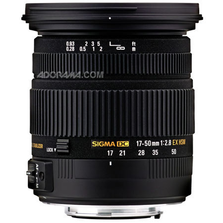 Sigma 17-50mm F/2.8 EX DC OS HSM for Nikon Cameras GRAY