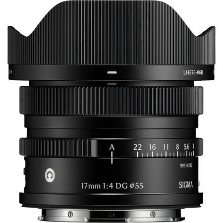 Sigma 17mm f/4 DG Contemporary Lens for L Mount, Black