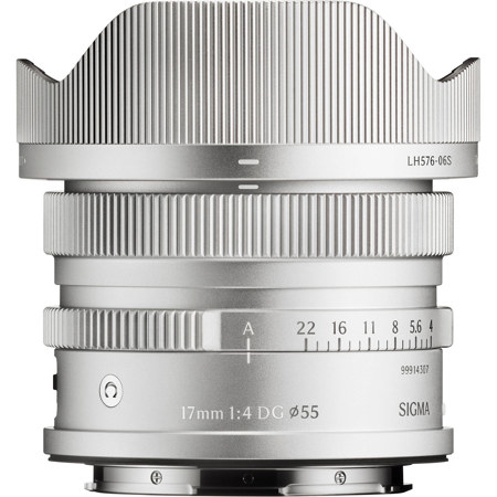 Sigma 17mm f/4 DG Contemporary Lens for L Mount, Silver
