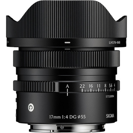 Sigma 17mm f/4 DG Contemporary Lens for Sony E, Black